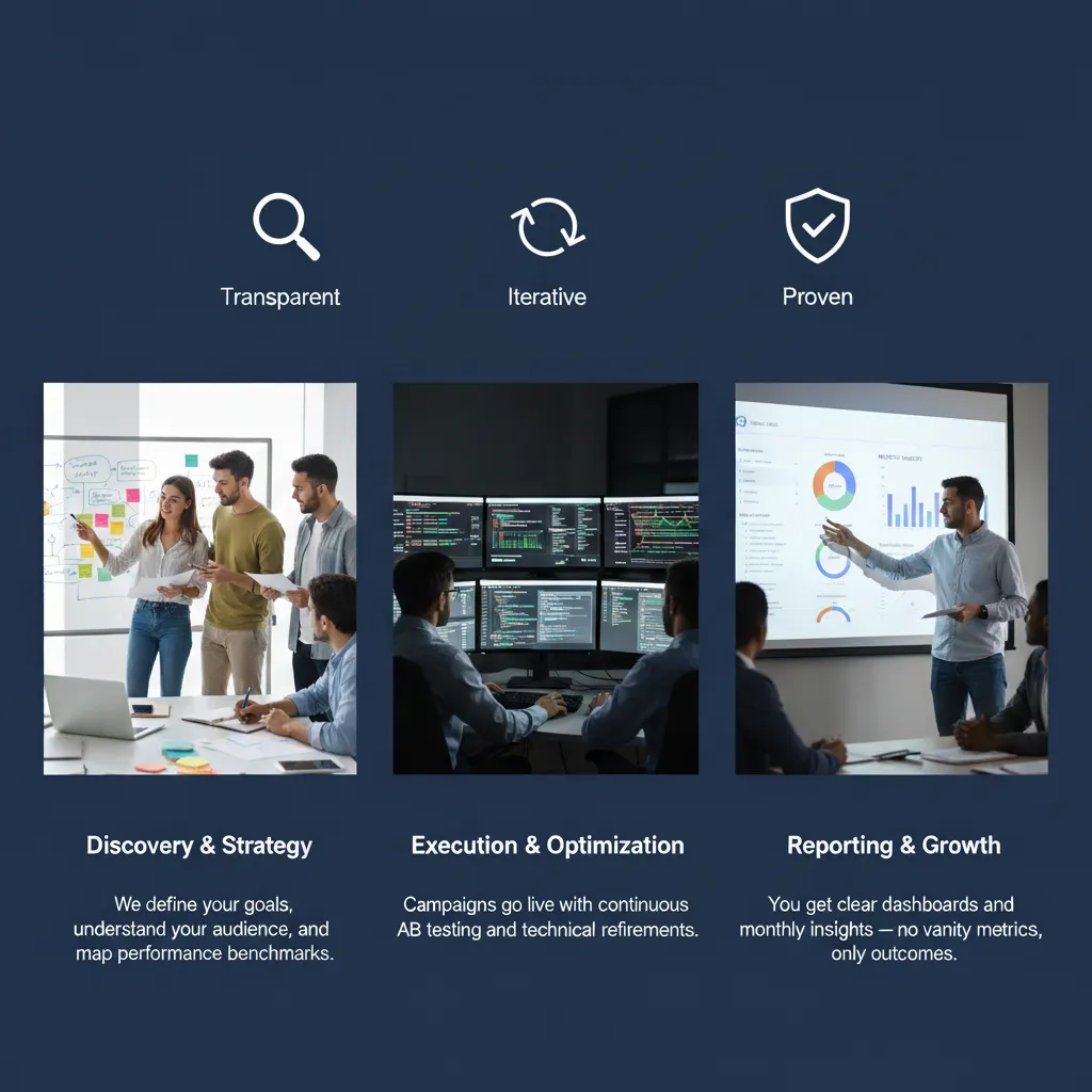 How We Work — Transparent, Iterative, Proven